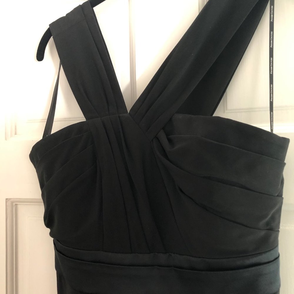 Phoebe Couture Classic Black Cocktail Dress